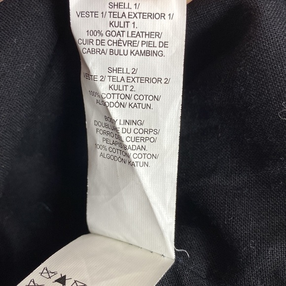 Lucky Brand Goat Leather Trim Vest Size Small - Picture 6 of 7